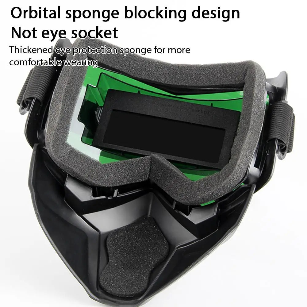 Auto-Darkening Welding Helmet | Adjustable Head-Mount PVC