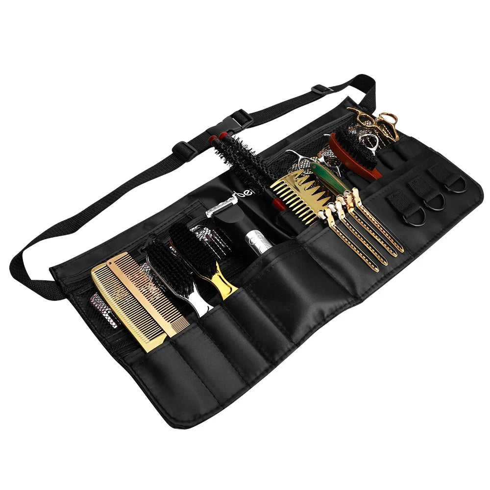Multi-Pocket Barber Waist Tool Bag | Salon Organizer Pouch