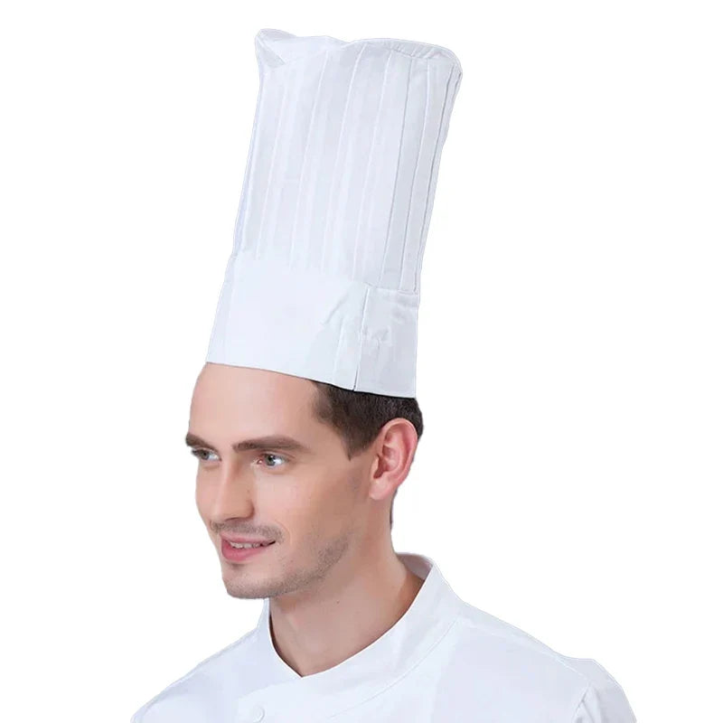 High22 Cook Cap White Chef Hat Waiter Waitress Kitchen Work Hotel