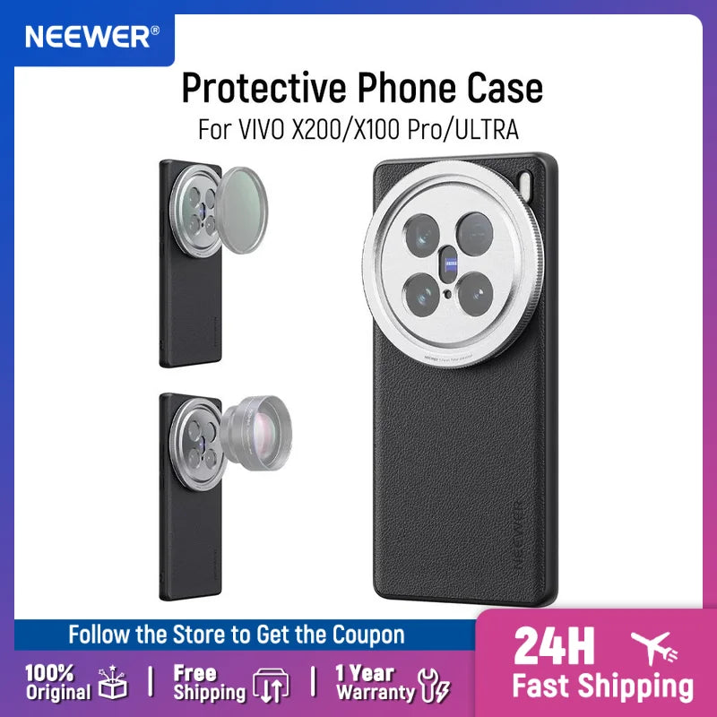NEEWER VIVO X200/X100 Ultra Case | 17mm Lens Mount TPU+PC