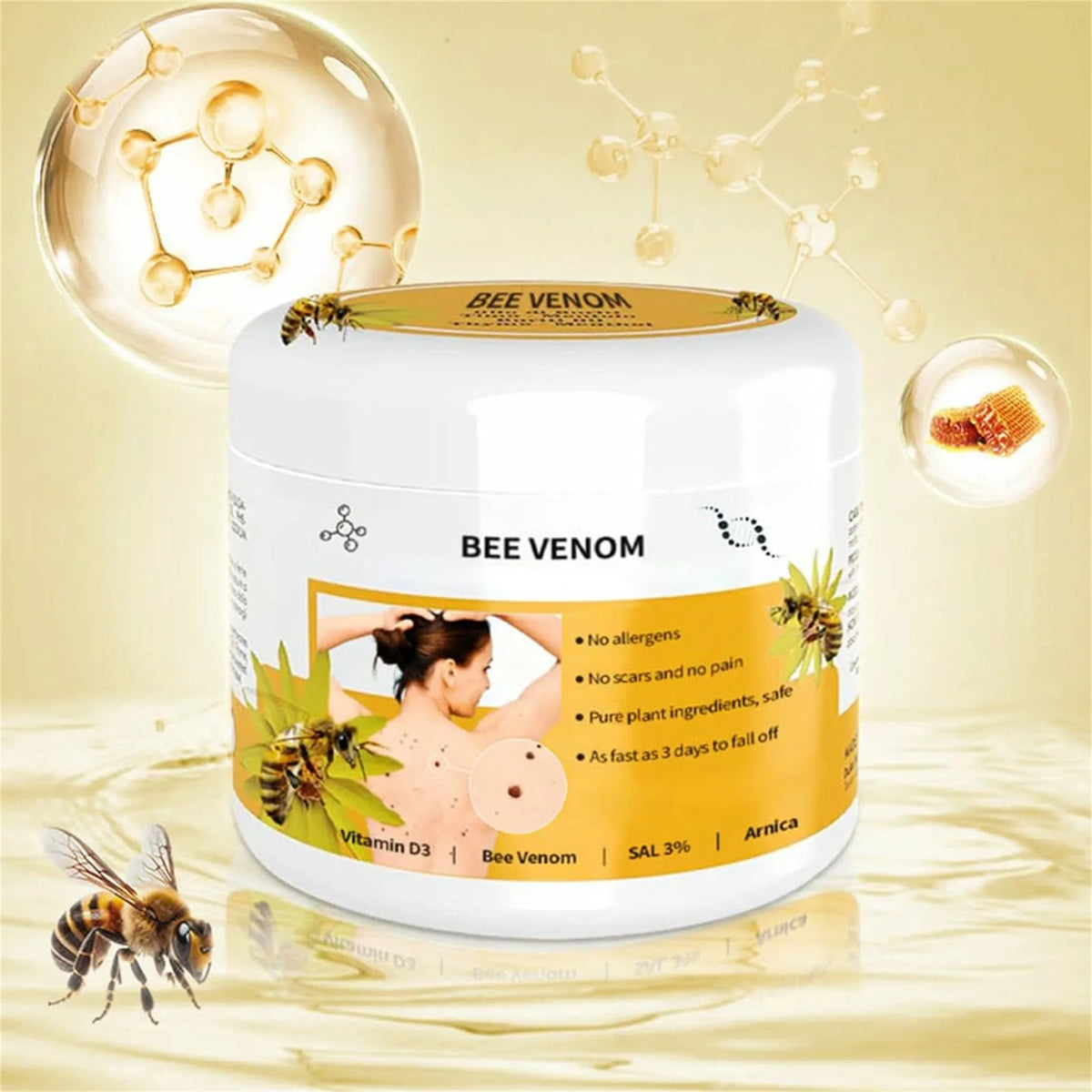 Bee Venom Moisturizing Cream – Hand, Foot & Body Skin Care