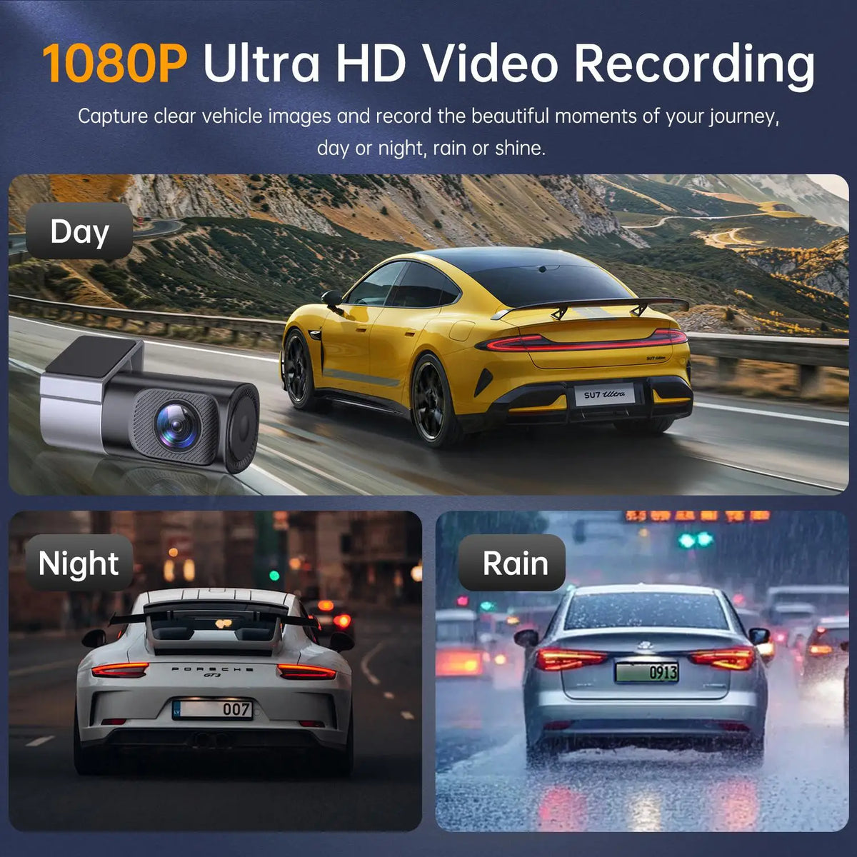 Mini Hidden 1080P Dash Cam – Night Vision, WiFi & Parking Mode