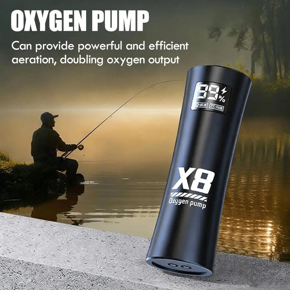 USB Rechargeable Portable Aerator – Dual Motor, Quiet, 10H