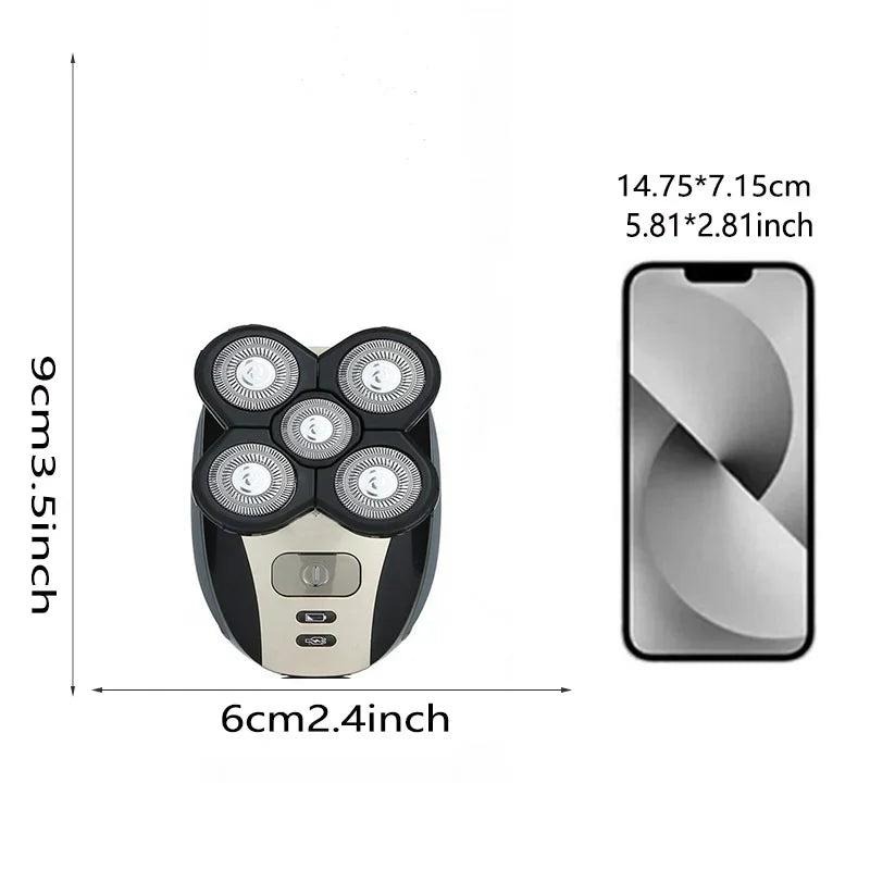 Men's USB Rechargeable Cordless Electric Shaver