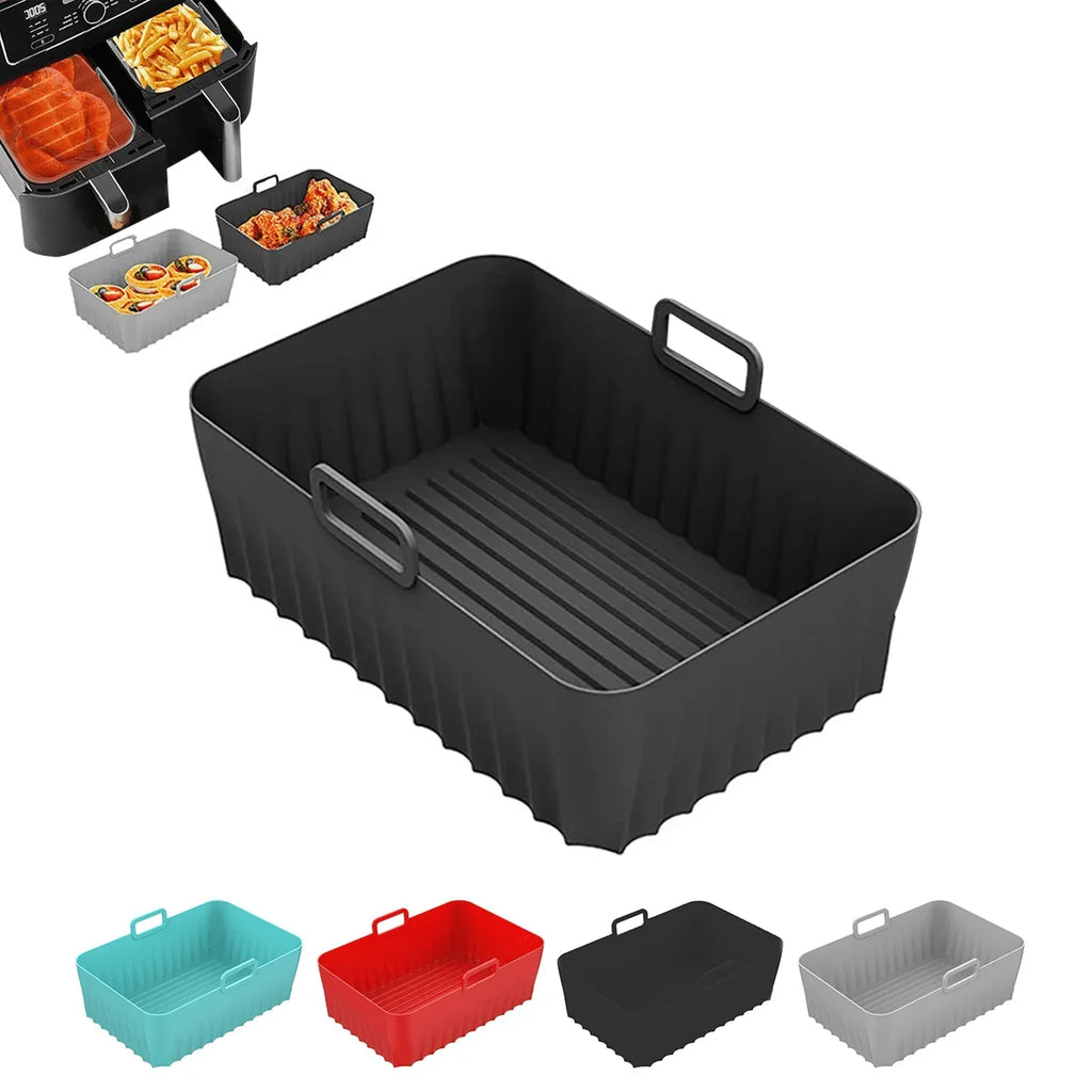 Leeseph Air Fryer Silicone Liners Reusable Non-stick Pot Oven Liner