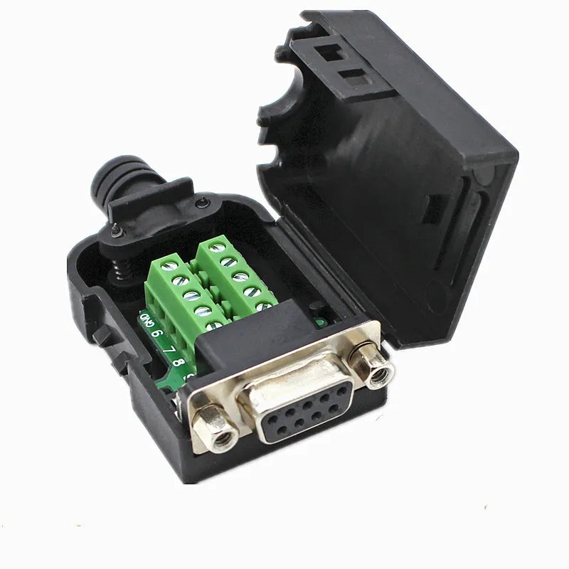 DB9 9-Pin Solderless Connector RS232 RS485 Adapter Board