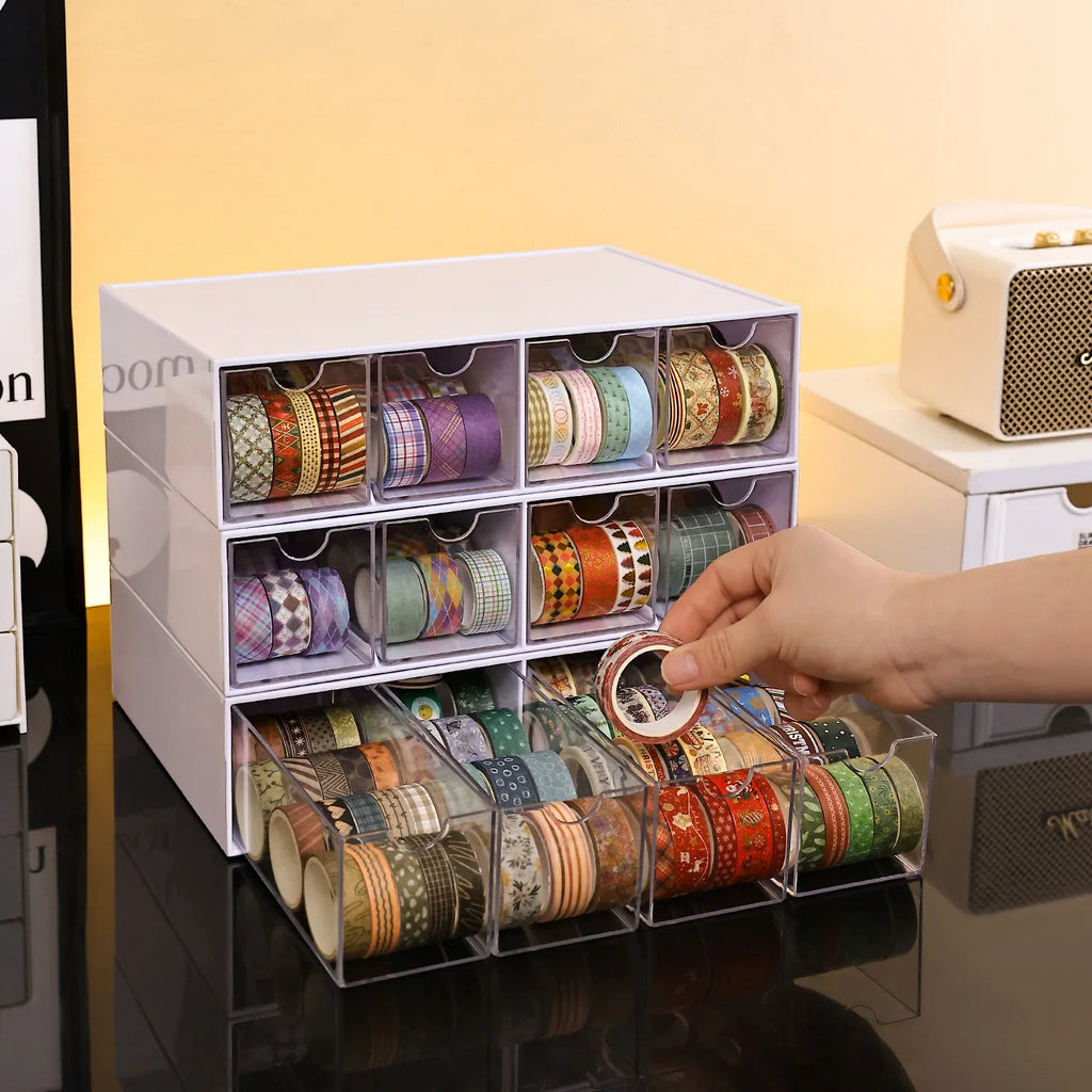 Drawer Sticker Hand Account Countertop Storage Box Stackable
