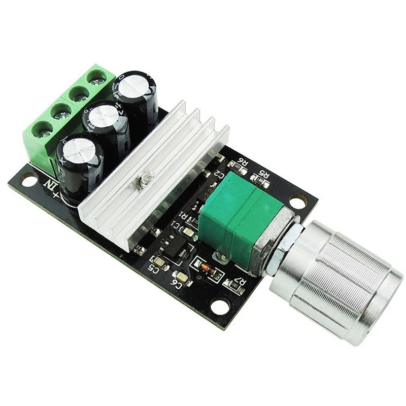 PWM DC Motor Speed Controller 6V–28V 3A Speed Regulator Switch