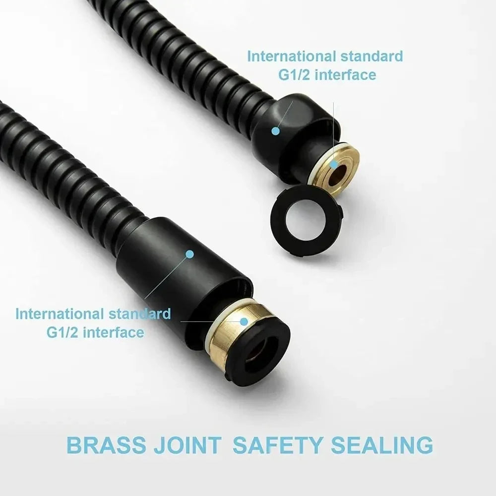 SUS 304 Flexible Shower Hose 1.5M 2M 3M – Stainless Steel