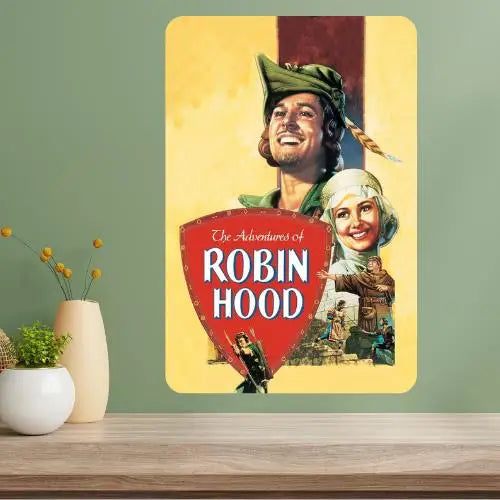 Adventures of Robin Hood Classic Movie Metal Poster Sign