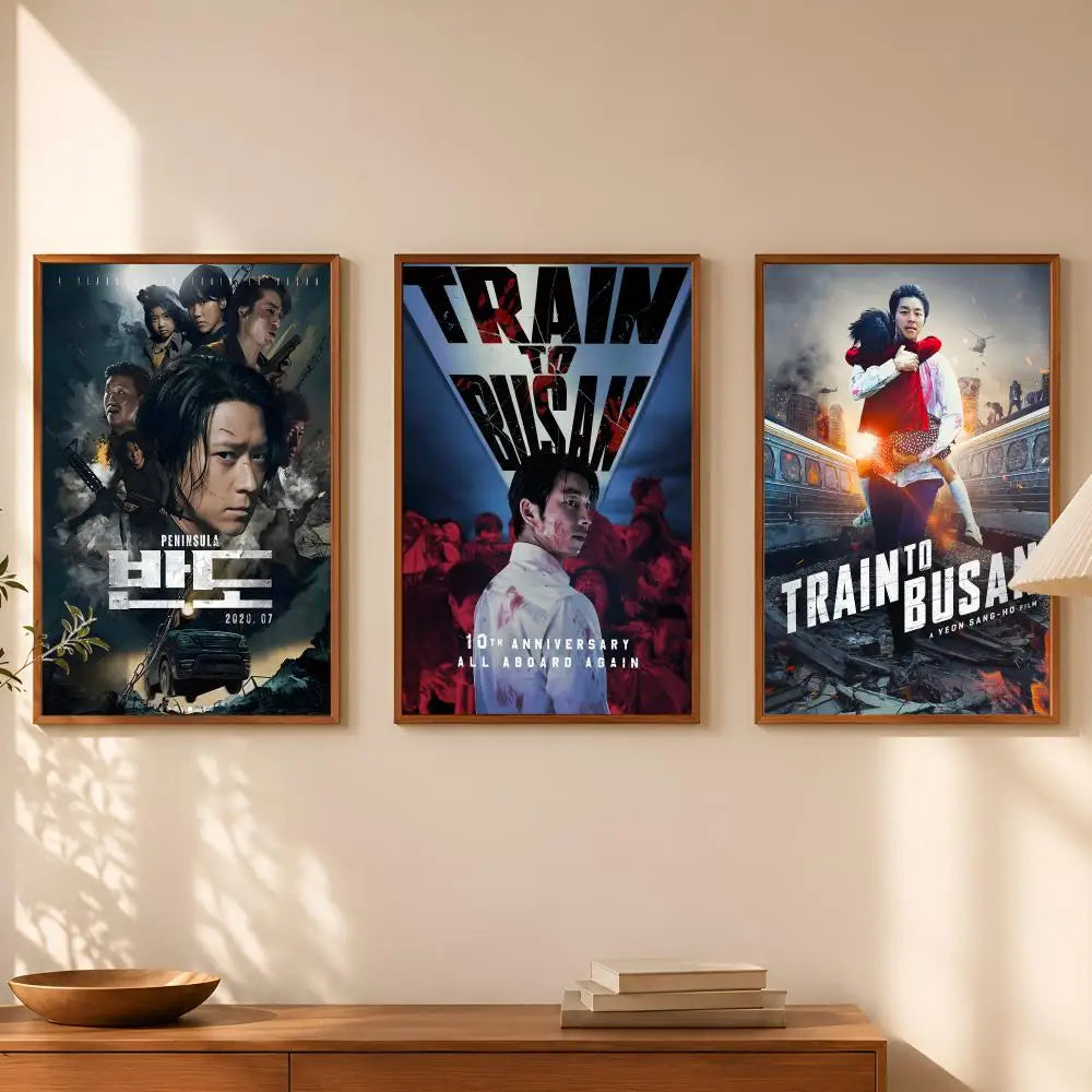 Train to Busan Movie Poster – Self-Stick HD PVC Wall Art