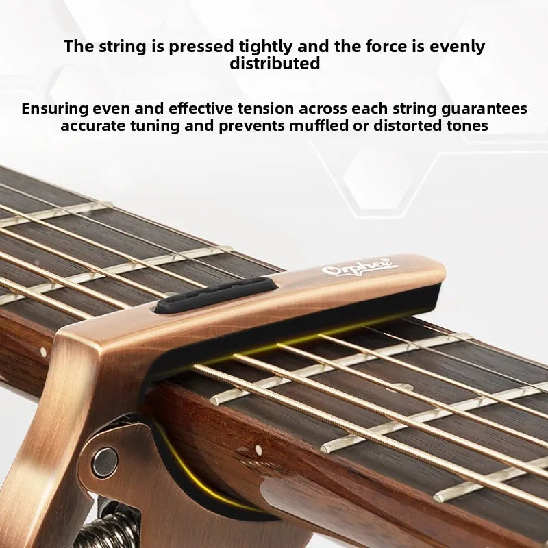 Orphee O'luffy Capo Folk Acoustic Guitar Sub Electric 3-in-1