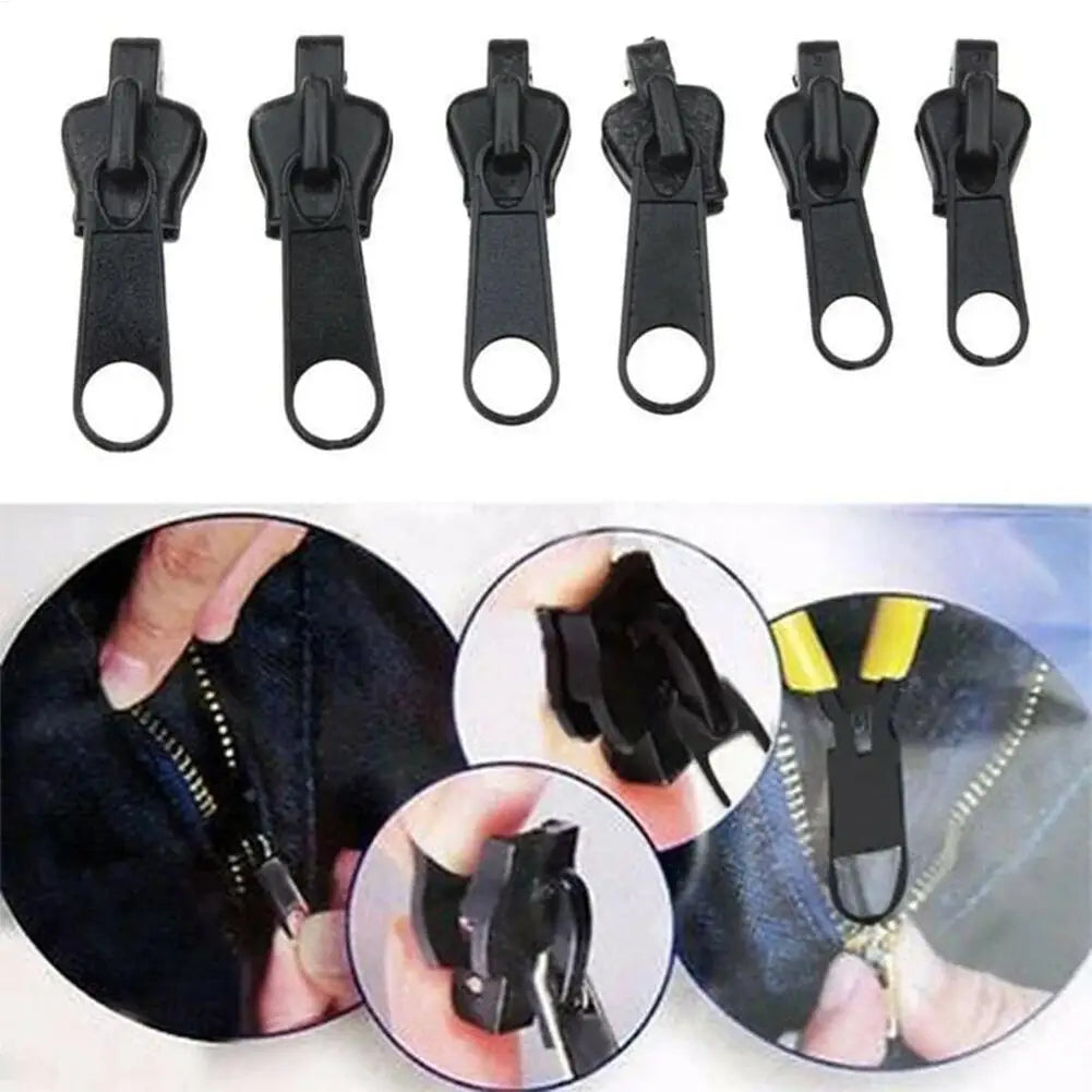 Zipper Replacement Pull Slider Fixer Parts DIY Crafts Zip Repair 3 5