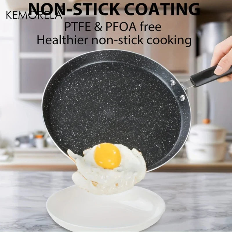 KEMORELA Non-Stick Frying Pan 18/22/26cm – Crepe & Egg Pan