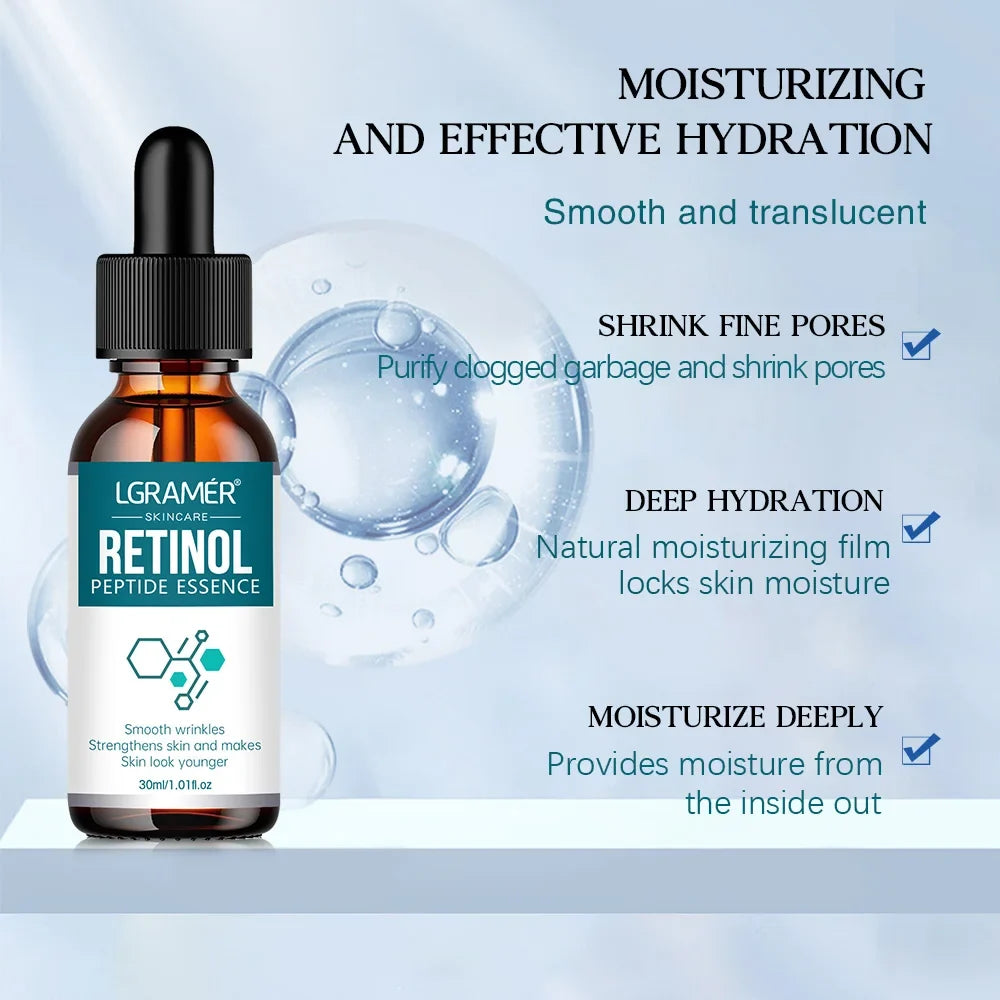 REAROYA Retinol & Hyaluronic Acid Anti-Wrinkle Face Serum