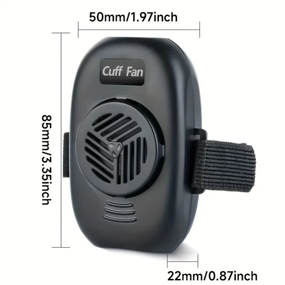 Wearable Arm Cuff Turbo Fan – Rechargeable Personal Cooling Fan