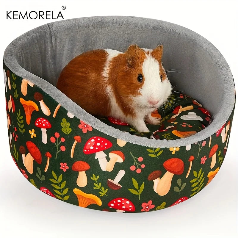 KEMORELA Guinea Pig Cuddle Bed – Soft Washable Cotton Pet Bed