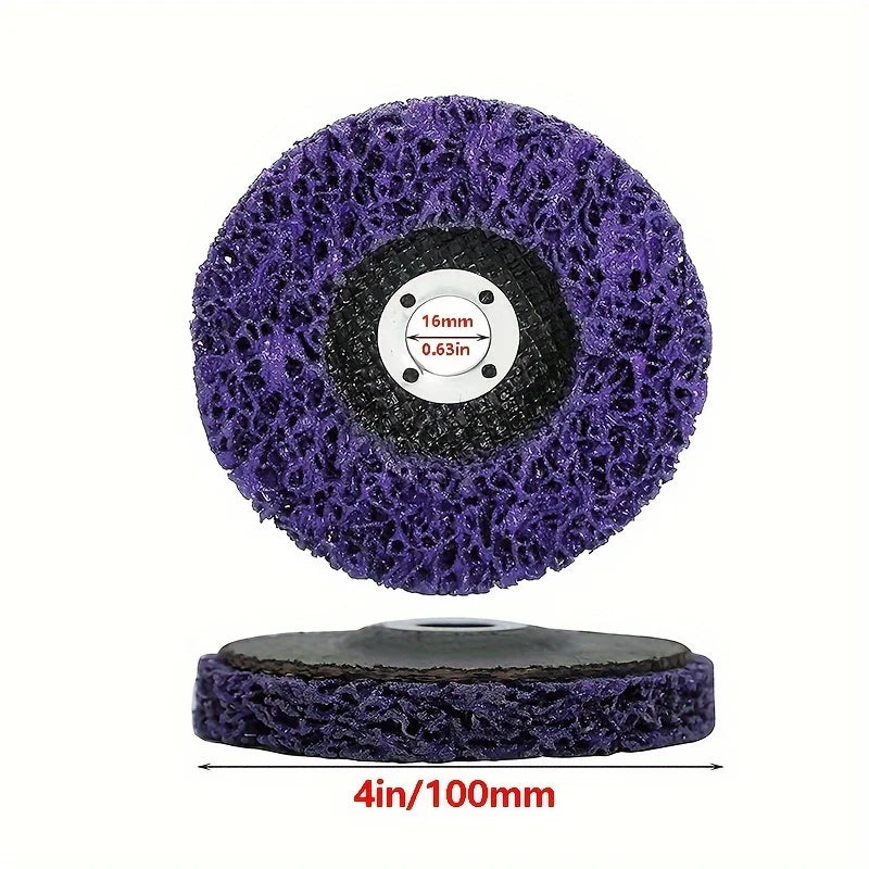 SLADE 100mm Coral Poly Strip Disc – Rust & Paint Remover Wheel