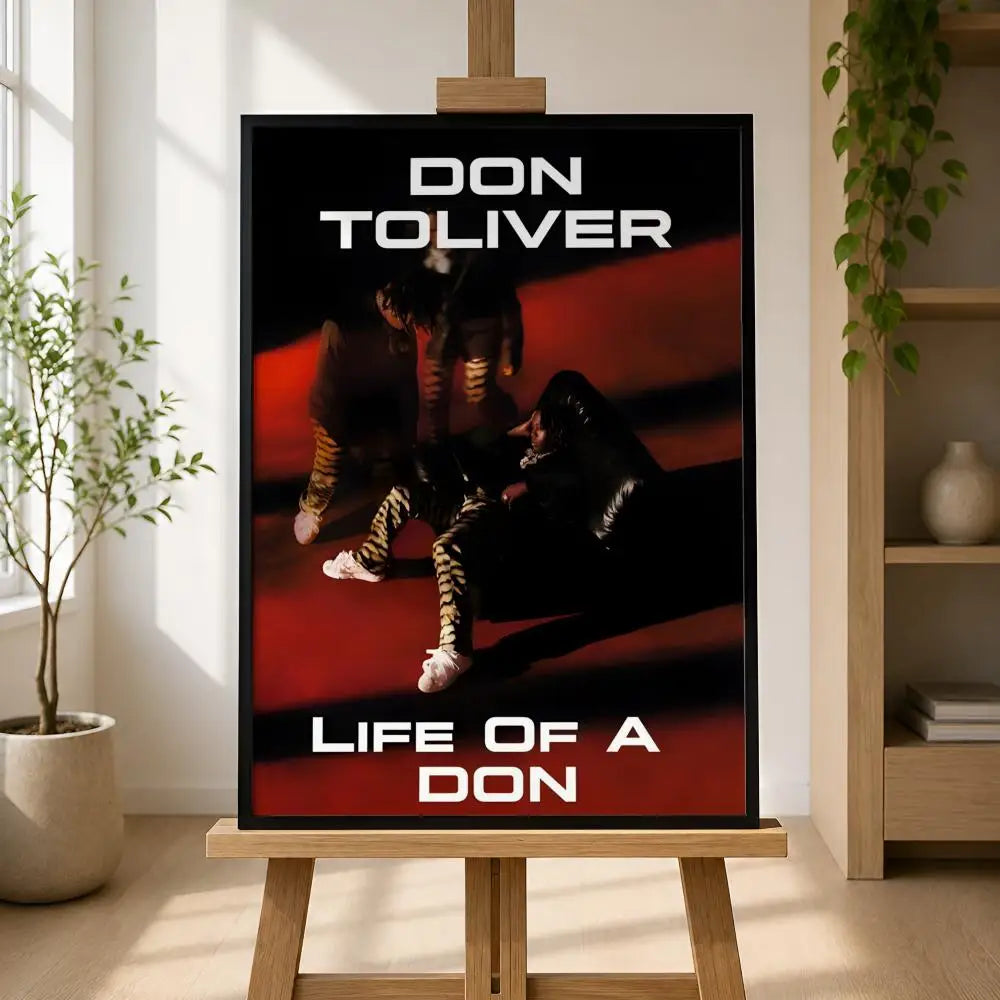 Don Toliver Waterproof PVC Wall Poster – Peel & Stick HD Art