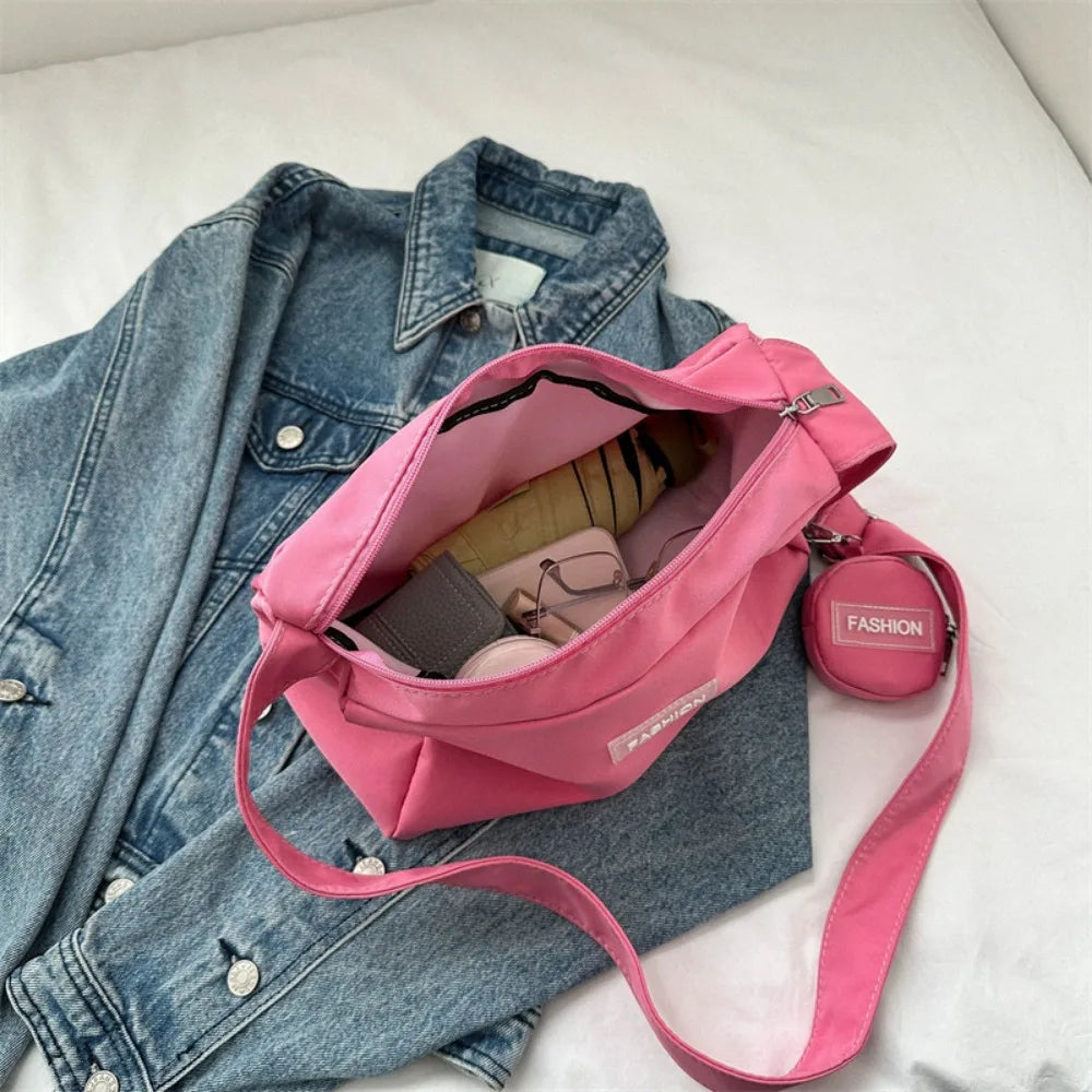 Large Capacity Oxford Crossbody Bag – Casual Lightweight Unisex