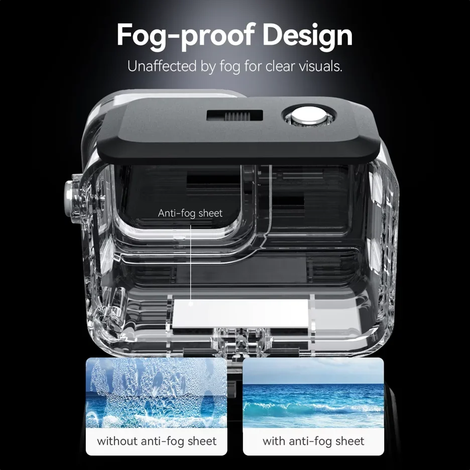 TELESIN 45M Waterproof Case for Insta360 Ace Pro & Pro 2