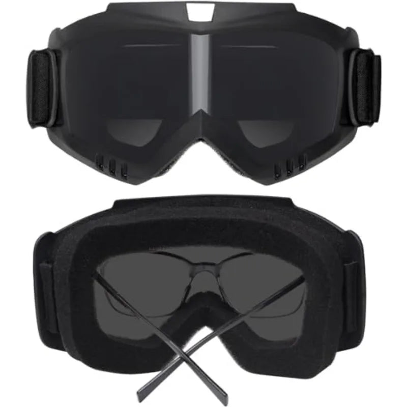 Tactical Full Face Helmet ABS w/ Goggles & NVG Bracket | Airsoft