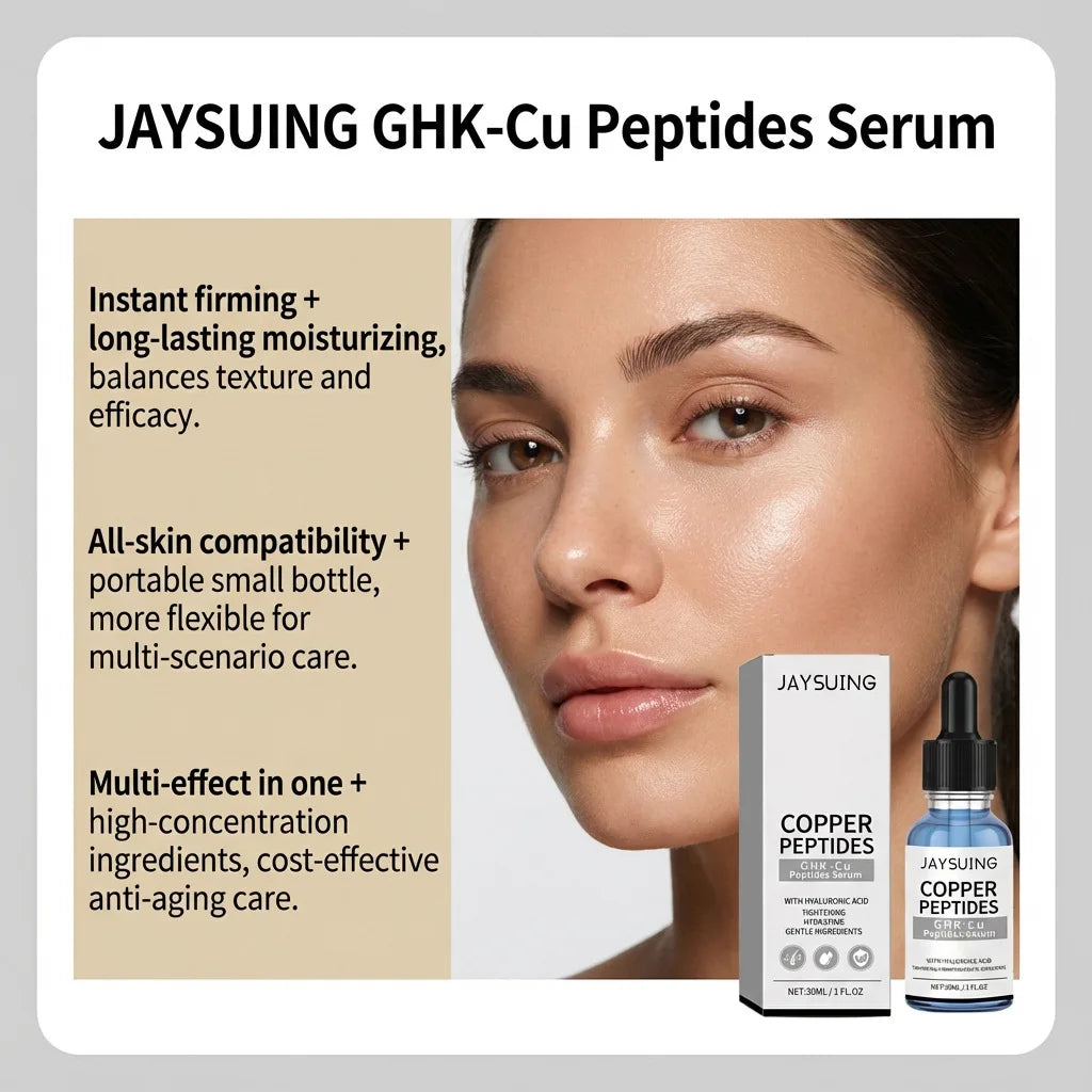Copper Peptide & Hyaluronic Acid Face Serum | Firm & Hydrate