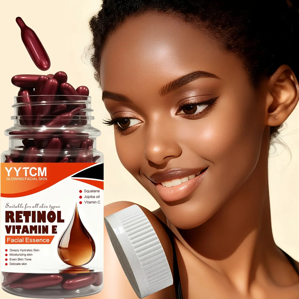 Retinol Vitamin E Capsule Essence – Hydrates, Firms & Brightens