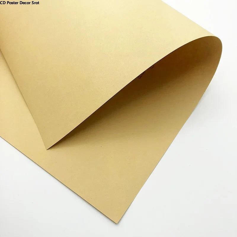 Japanese Landscape Retro Kraft Paper Poster | Vintage Wall Art