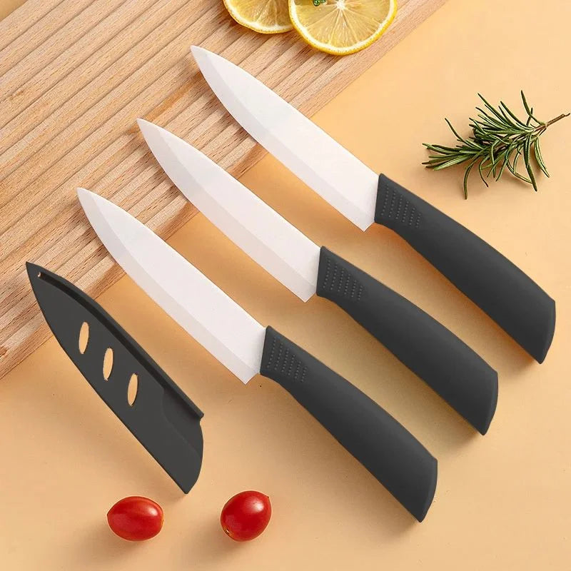 3/4/5 Inch Stainless Steel Paring Knife with Cover | Fruit & Baby Food