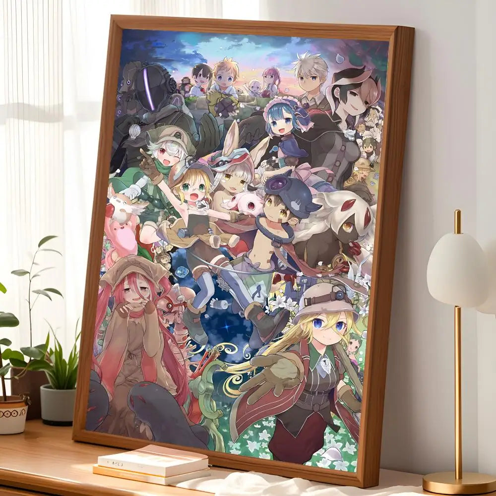 Made in Abyss Anime Poster – Self-Stick HD Waterproof Wall Art