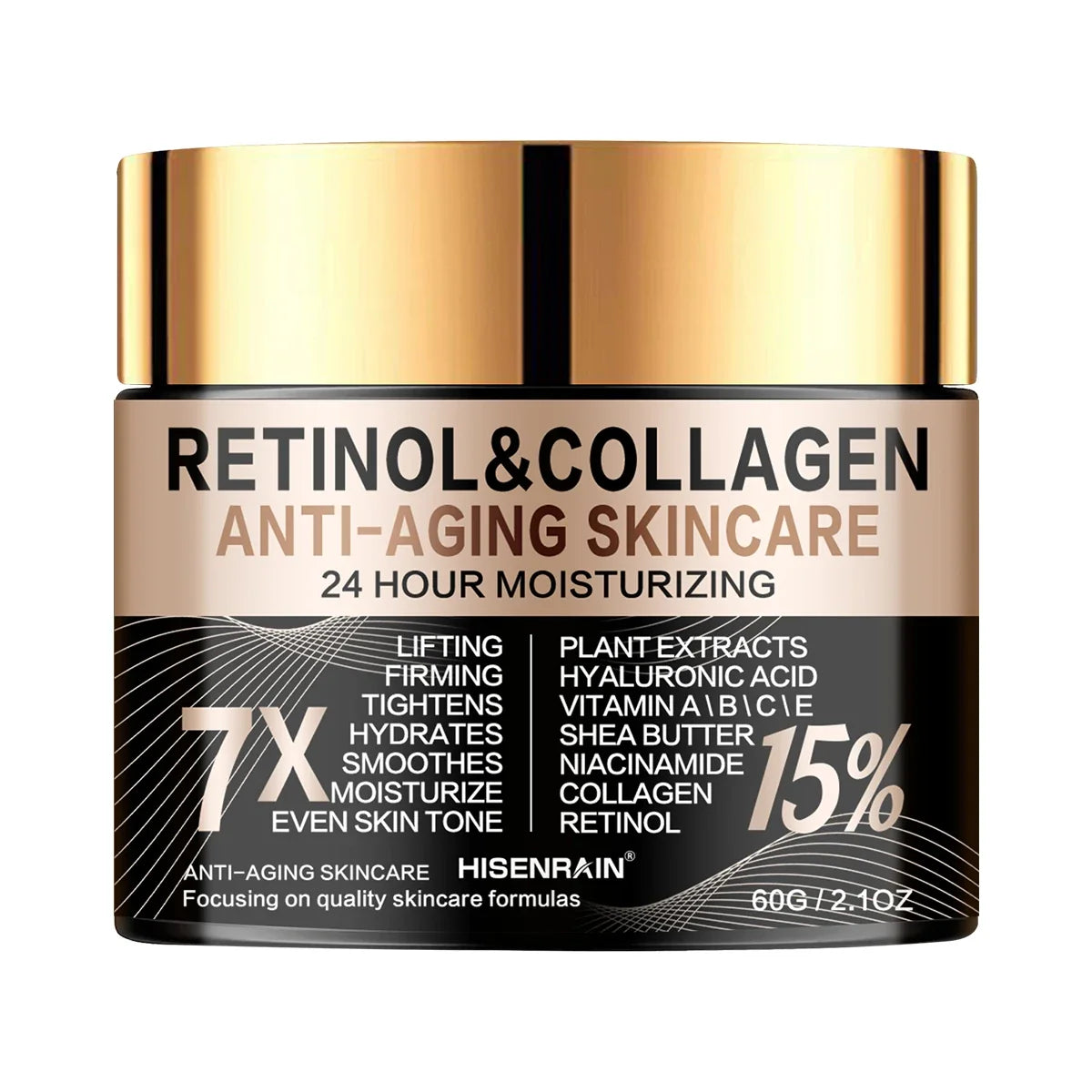 HISENRAIN Retinol Collagen Face Cream – Firming Moisturizer