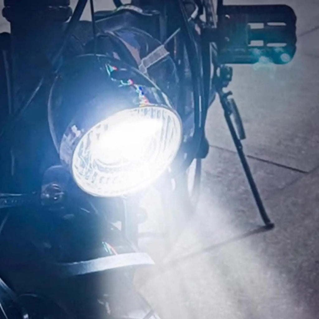 Retro Bike Headlight – USB Rechargeable 3 LED Front Light