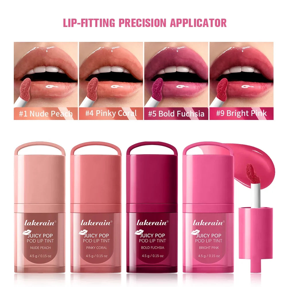 JuicePop Hydrating Oil Lip Gloss Tint | 9 Shades, Long-Lasting