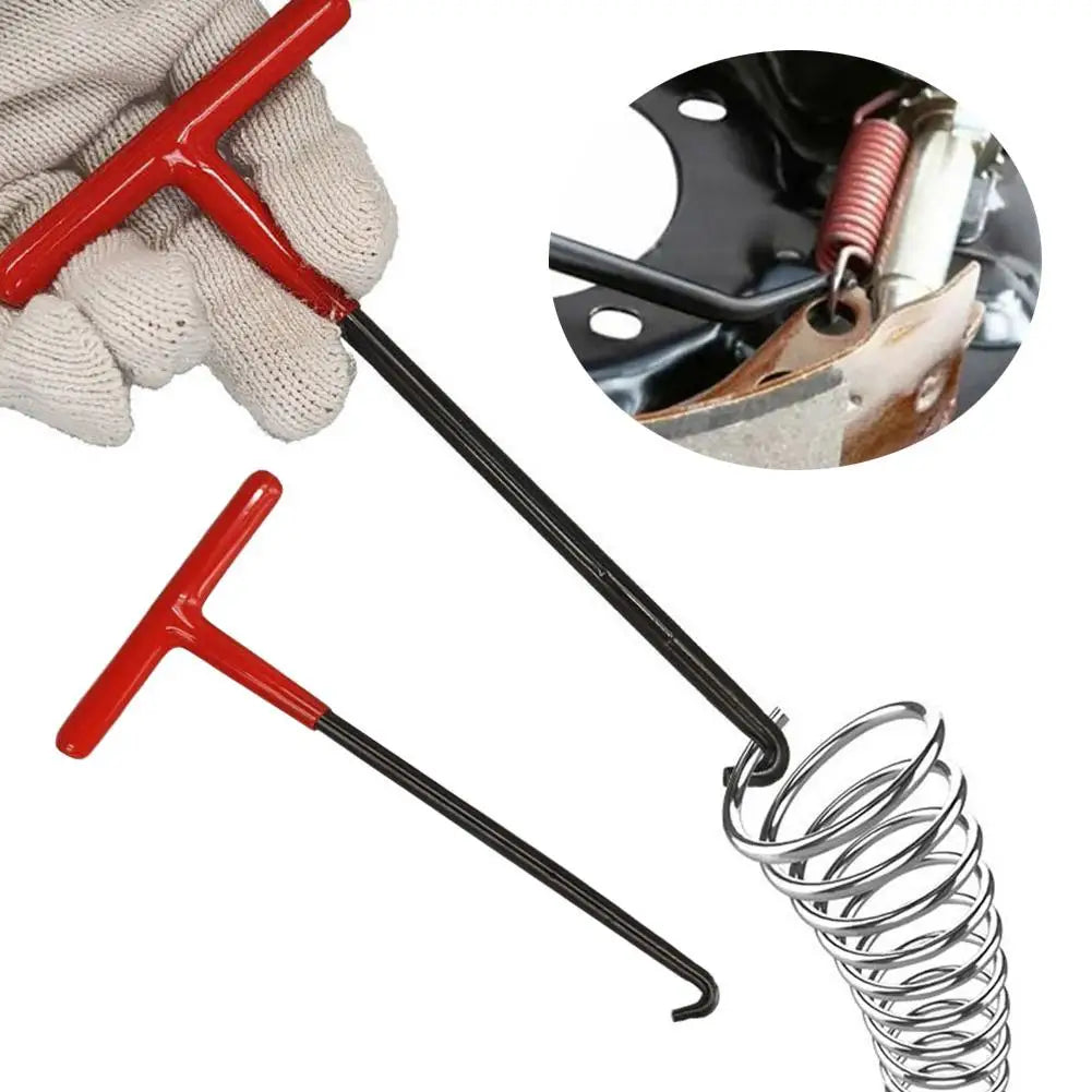 T-handle Exhaust Spring Hook Motorcycle Pipe Puller Tool Heavy Duty