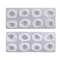 Crystal Gemstone Silicone Mold – Geometric Faceted Epoxy Resin DIY