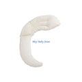 Moon Shaped Baby Pillow – Soft Washable Infant Head Support