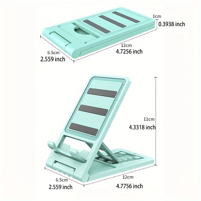 Foldable Phone & Tablet Stand – Adjustable Desktop Lazy Bracket