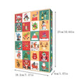 24-Day Countdown Calendar Set – 5 Festive Empty Boxes