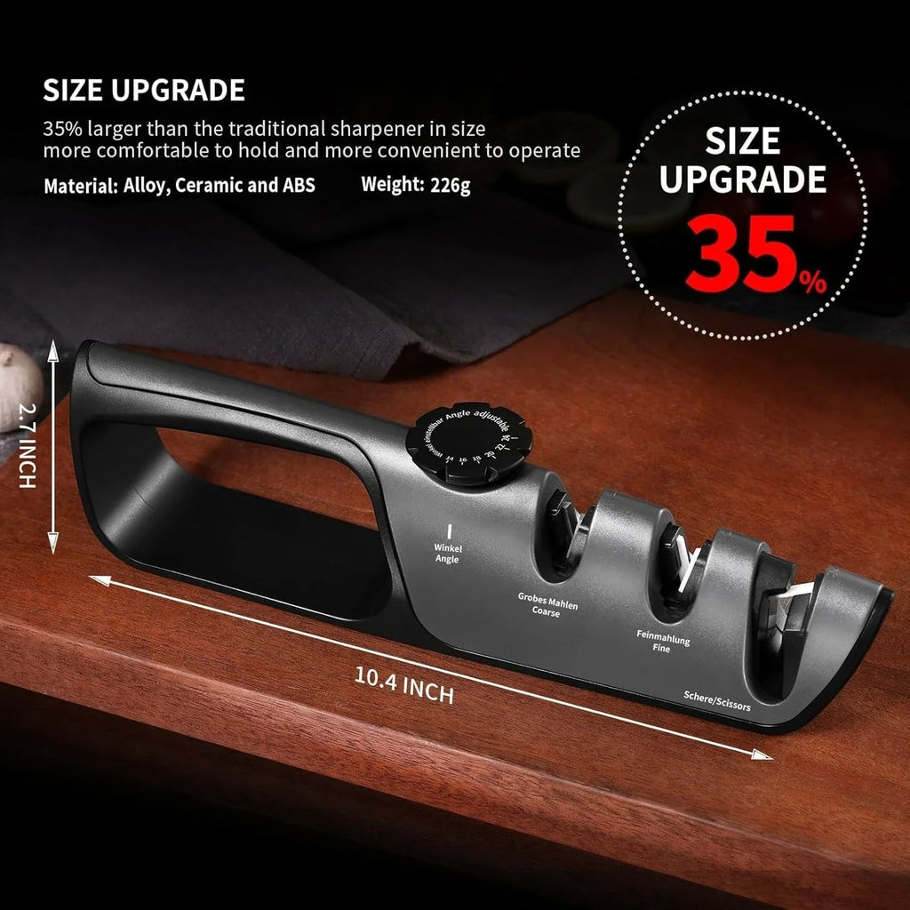 6-Stage Handheld Knife Sharpener – Coarse & Fine Sharpening