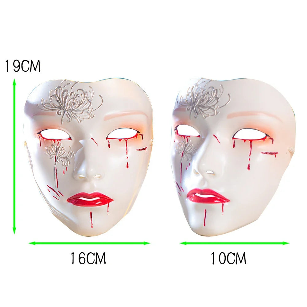 Mask Retro Hand Drawing Fashion Men Women Samestyle Ancient Adult
