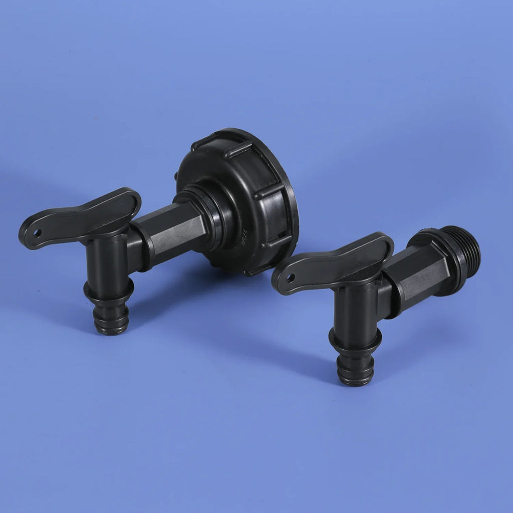 IBC Tank Adapter S60x6 to 1/2" & 3/4" Male Female Spout