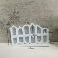 3D Nordic House Silicone Mold – 12-Hole Mini Candle & Craft Mold