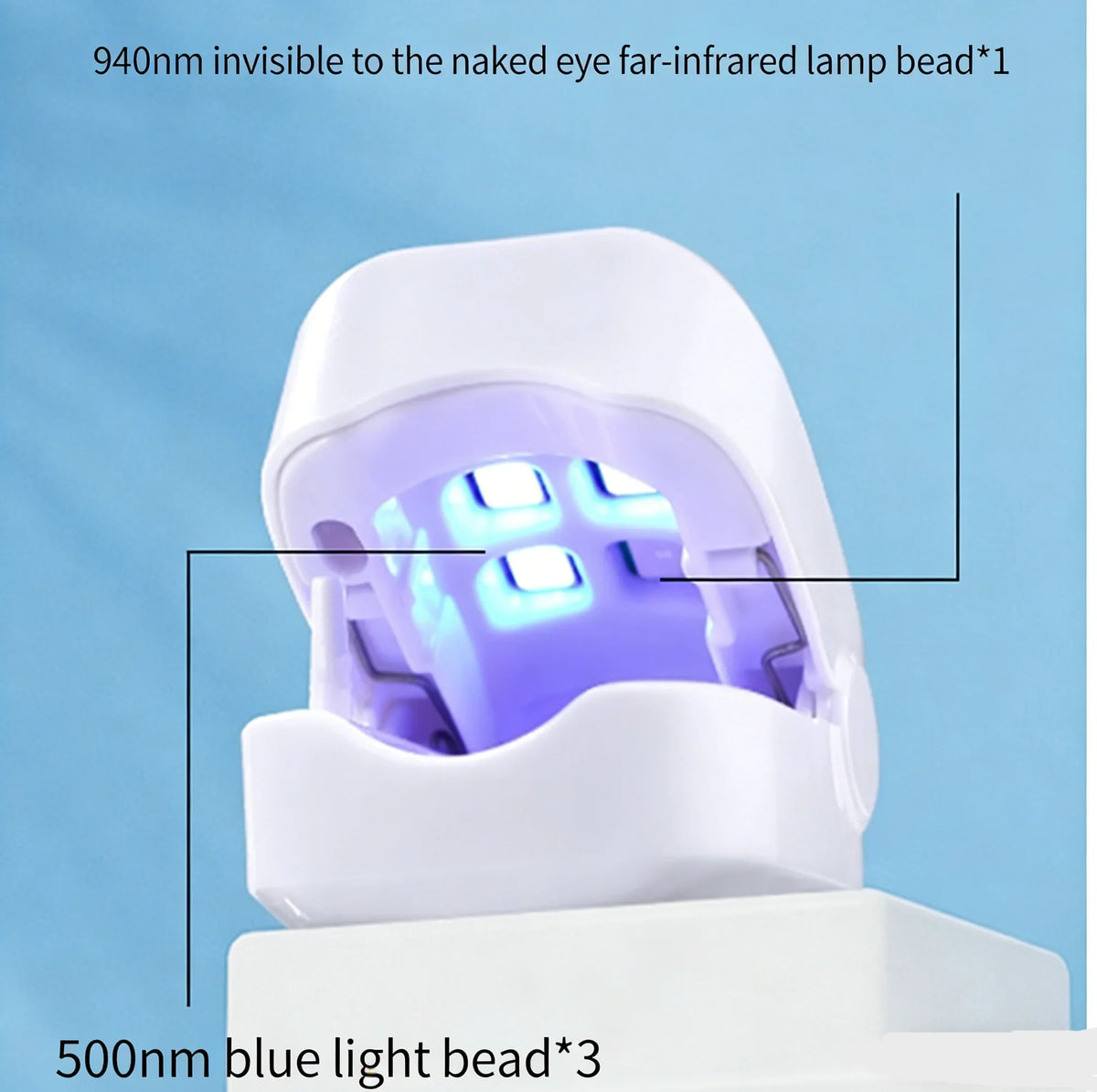 Nail Care Equipment Blue Light UV Lamp Hands Feet Manicure Pedicure