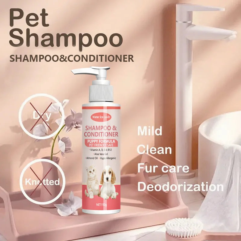 2-in-1 Puppy Shampoo & Conditioner with Aloe & Vitamins