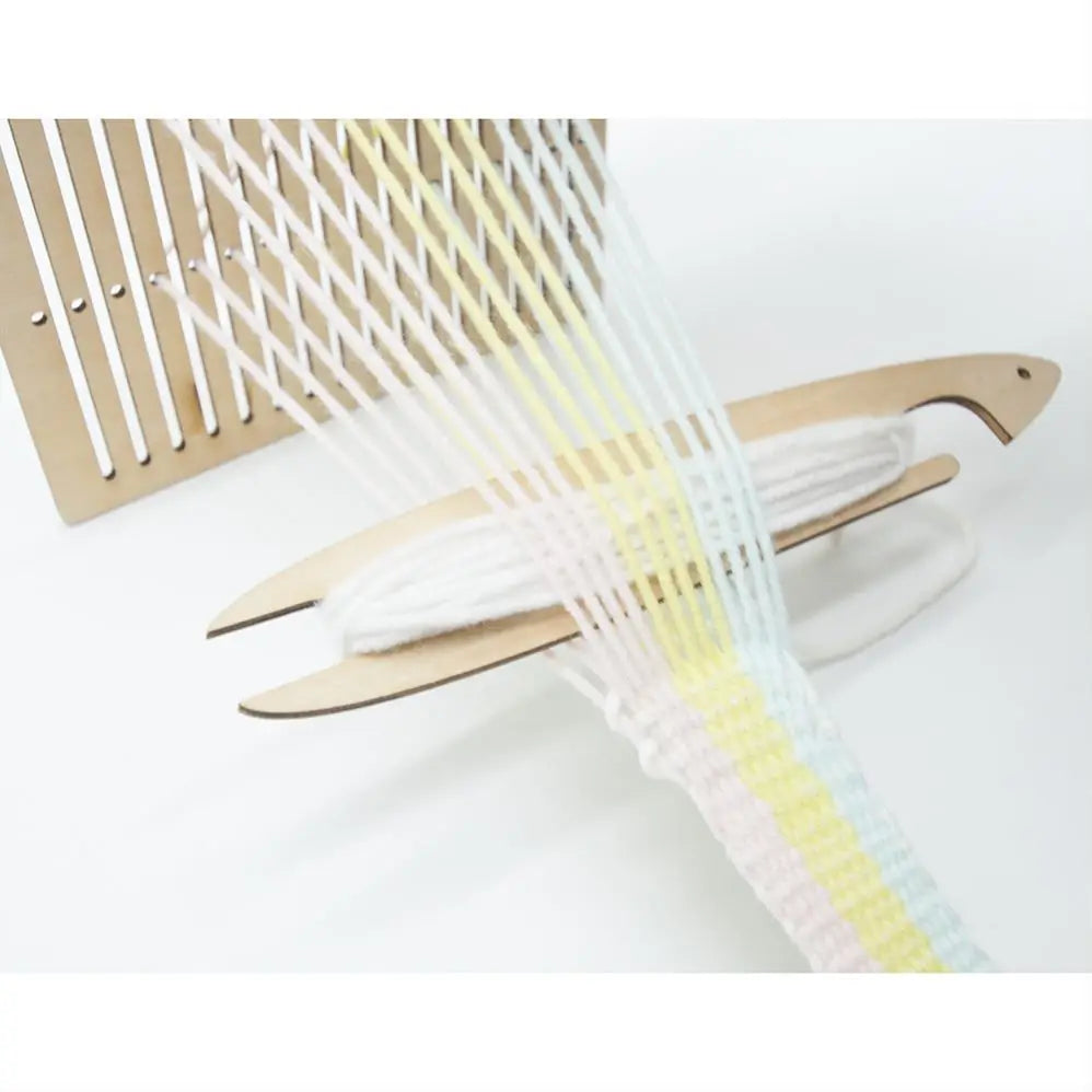 2-Pc Wooden Weaving Loom Kit – Bracelet, Bag, Belt & Strap