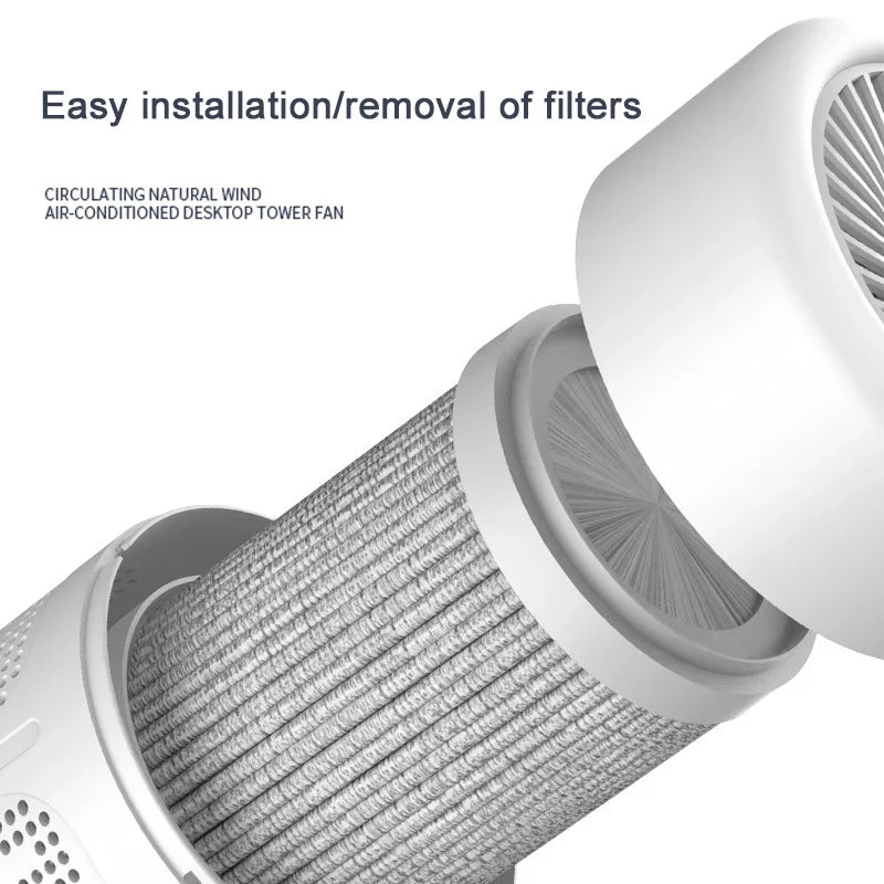 Mini Desktop HEPA Air Purifier | Negative Ion & Carbon Filter