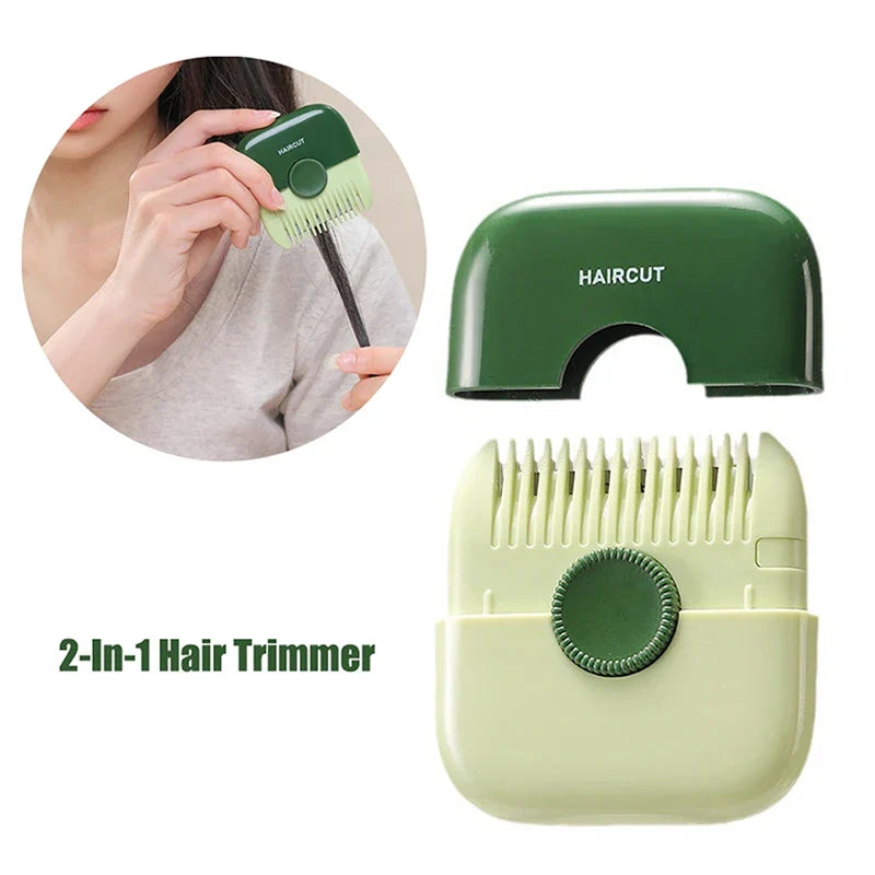 2-in-1 Hair Trimmer Comb – Split Ends Cutter for All Hair