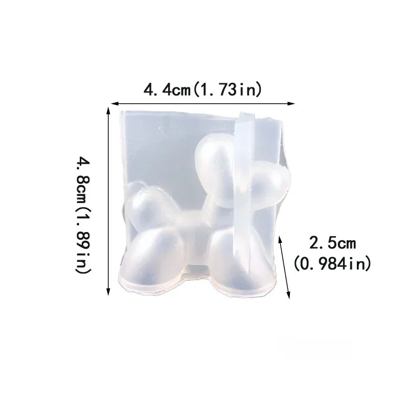 Candle Mold Stereoscopic Balloon Dog Decoration Resin Gypsum