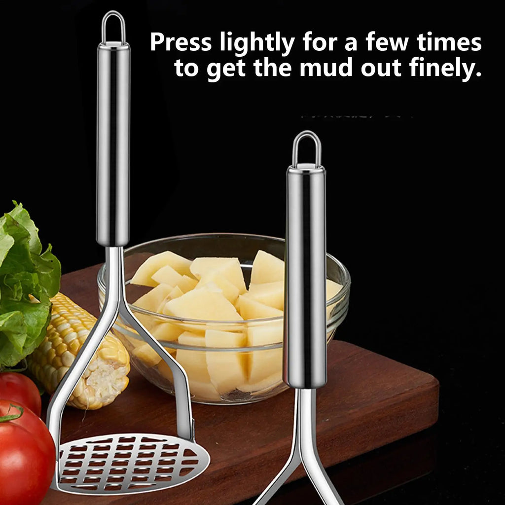 Stainless Steel Potato Masher – Baby Food & Veggie Puree